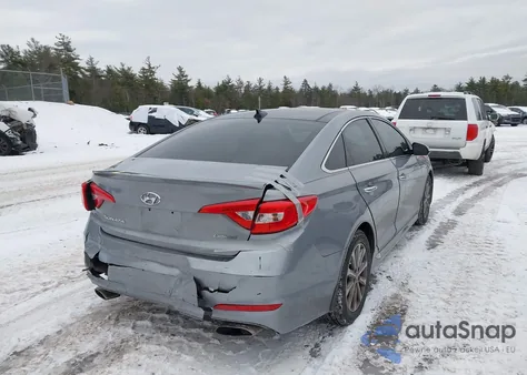 2016 Hyundai Sonata Limited z USA, uszkodzony, nr VIN 5NPE34AF8GH428337